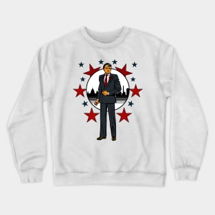 Controversial 80's Businessman Crewneck Sweatshirt